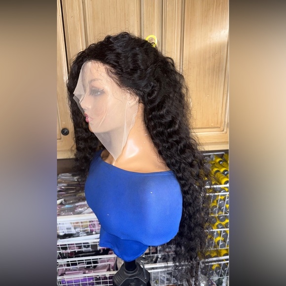 ❤️NEW ❤️100% Human Hair HD Lace Front Wig 30” Density 180 MEDIUM TO LARGE HEAD - Picture 4 of 11